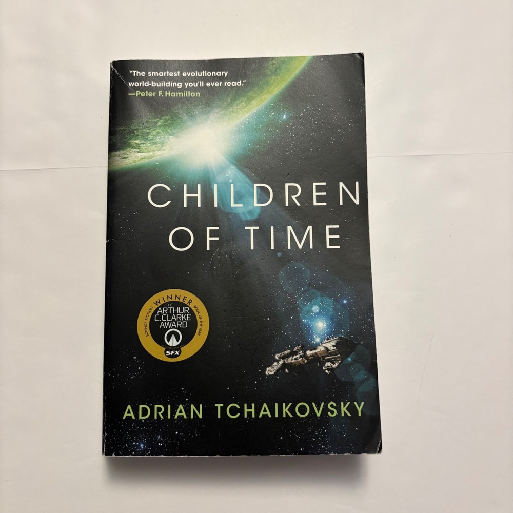 Orbit Children of Time Book Adult OS Black Paperback Sci-Fi Adrian Tchaikovsky